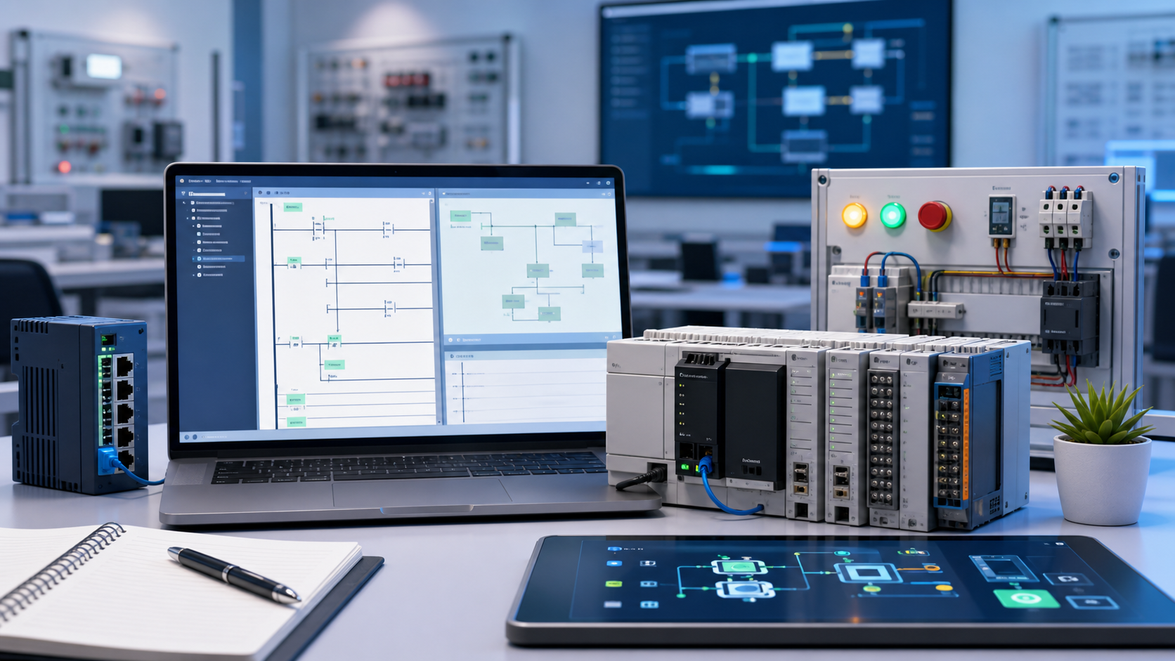PLC training and automation software