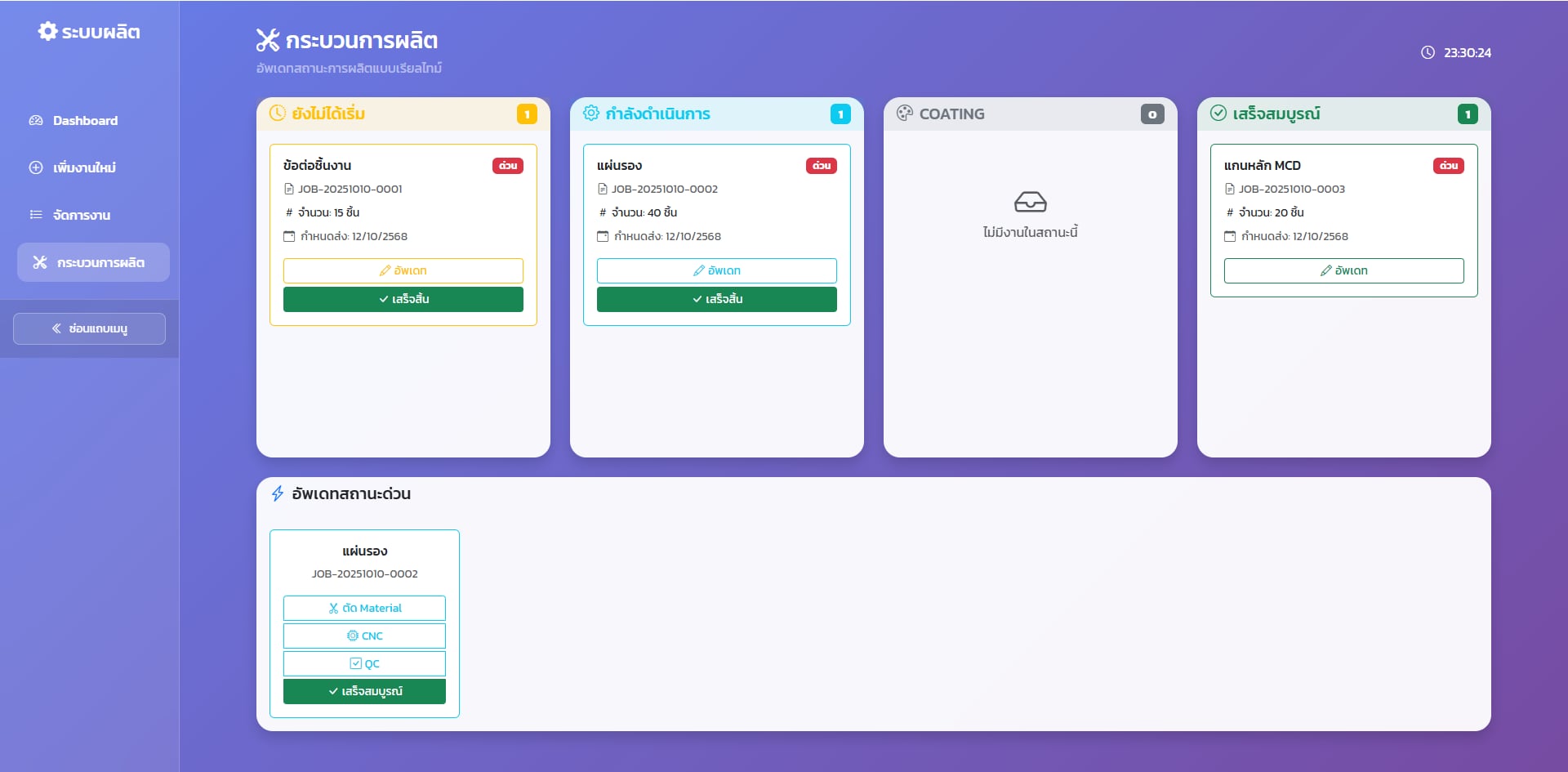 ระบบติดตามการทำงาน